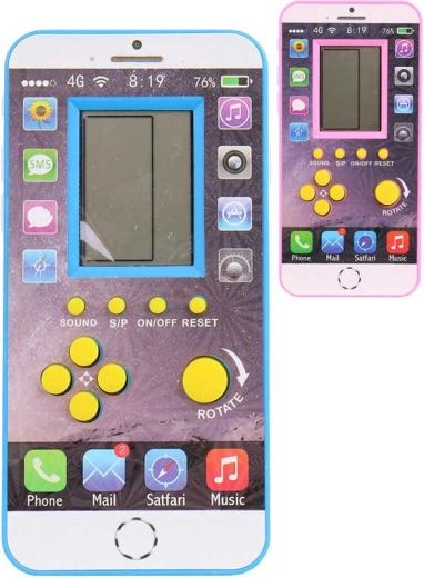 Gioco elettronico Brick Game tetris con suoni a forma di telefono - 1 pezzo