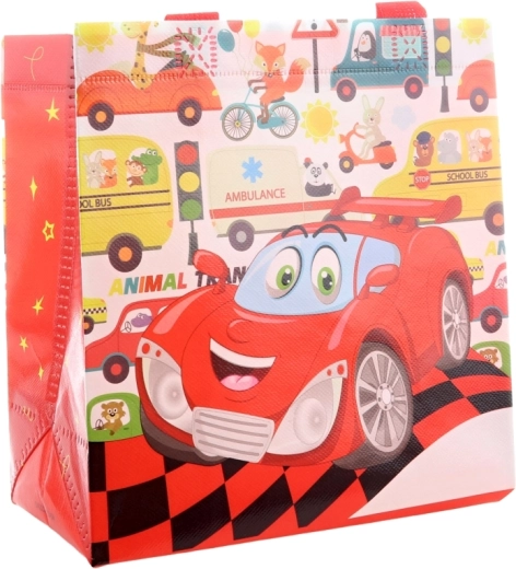Motivo colorato per bambini con automobiline