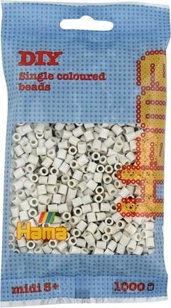 Hama perline da stirare Midi 1000 pz bianco latte