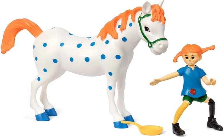 Pippi, cavallo Alfonso e padella in un unico set