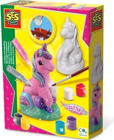 SES Creative stampi in gesso e colori Unicorno