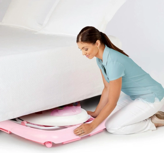 Chiusura facile e riponimento compatto