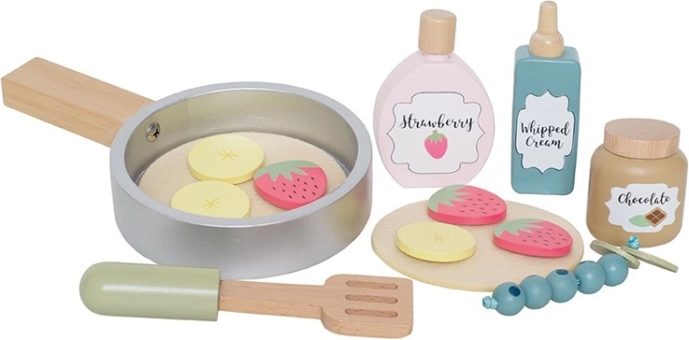 Jabadabado crêpes – set da gioco in legno per bambini