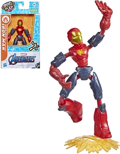 Avengers Bend and Flex Iron Man – action figure snodabile 15 cm