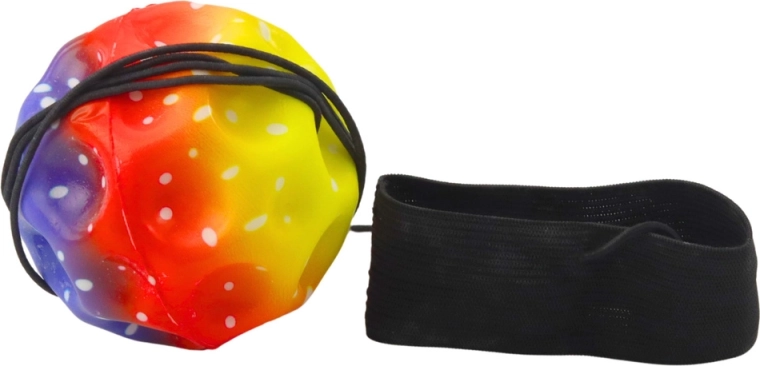 Cordino elastico che riporta la pallina alla mano