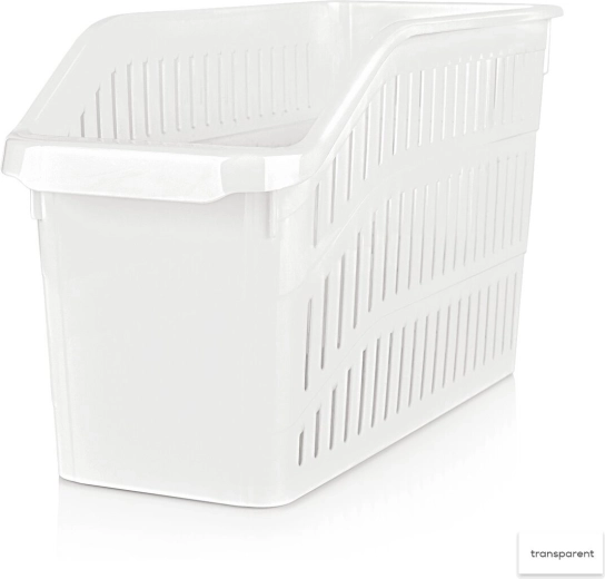 Cestino organizer in plastica Tina 13 × 30 × 17 cm, colori assortiti