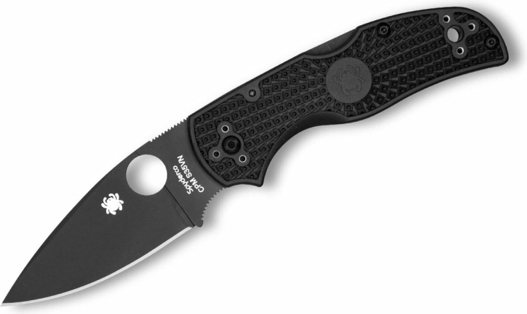Coltello tascabile Spyderco Native 5 Black, FRN nero, 8 cm