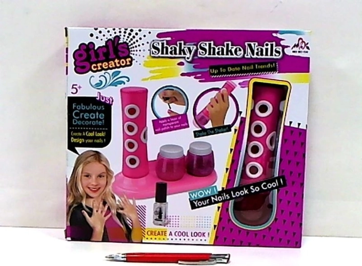 Set manicure per bambini con glitter e shaker