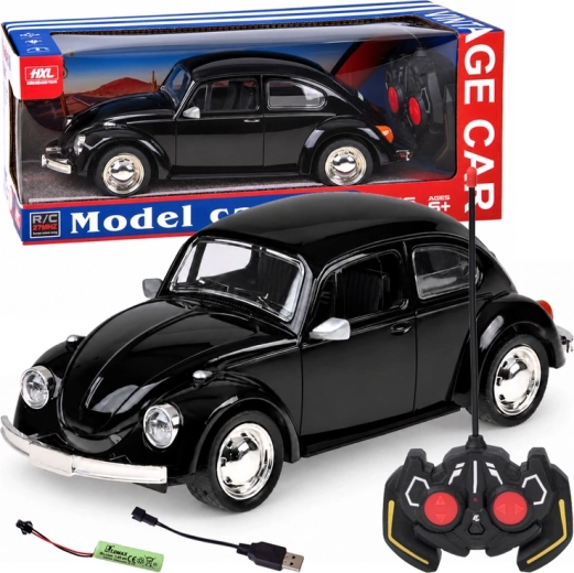 Auto retrò radiocomandata Maggiolino 1:16 nera