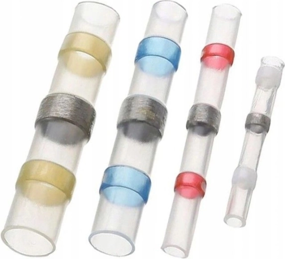 Connettori saldanti termorestringenti con stagno – set da 250 pz
