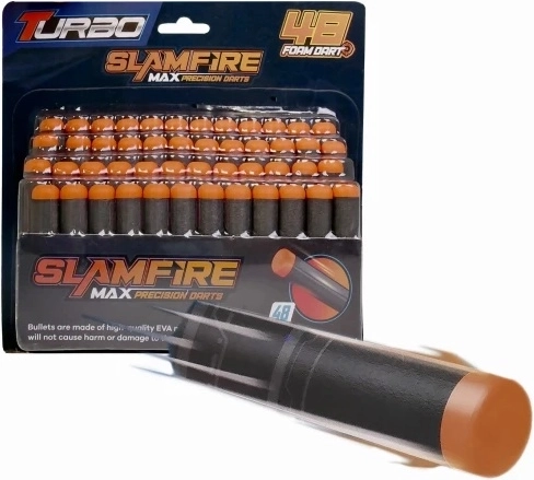Set di proiettili in schiuma per blaster giocattolo per bambini, 48 pezzi