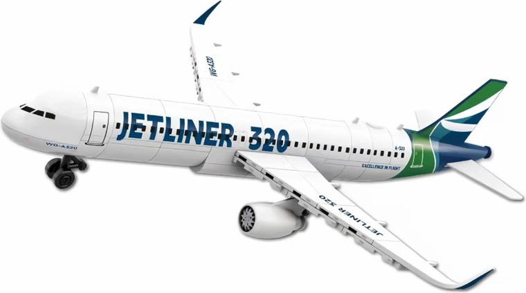 Modello realistico di aereo di linea