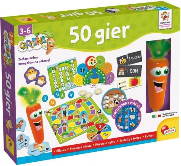 Set 50 giochi Carotina