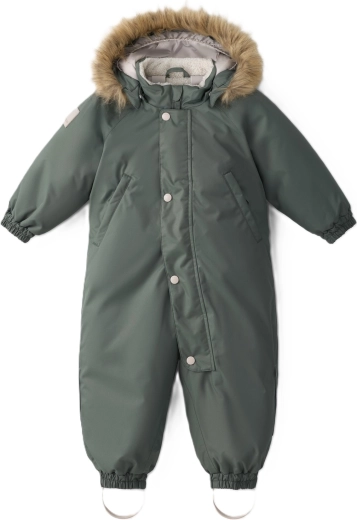 Tuta da neve invernale Leokid Hero Vetiver Green, taglia 110