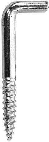 Gancio a vite con scanalatura piatta 65 mm, zincato (100 pz)