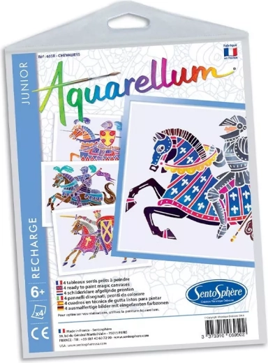 Sentosphere set di immagini acquerello junior cavalieri