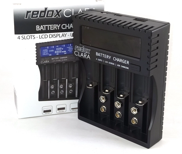 Caricabatterie Redox Clara per AA/AAA (4 slot)