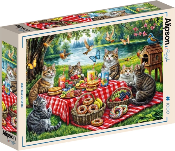 Puzzle Alipson “Picnic dei gattini” 1000 pezzi