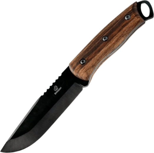 Coltello bushcraft outdoor Beavercraft Dusk con fodero e acciarino
