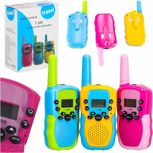 Ricetrasmittenti per bambini – set da 3 pezzi