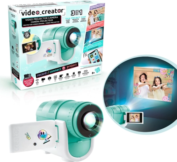 Creator fotocamera e videoproiettore 3 in 1 per bambini