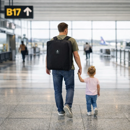 Trasporto confortevole a mano o sulle spalle