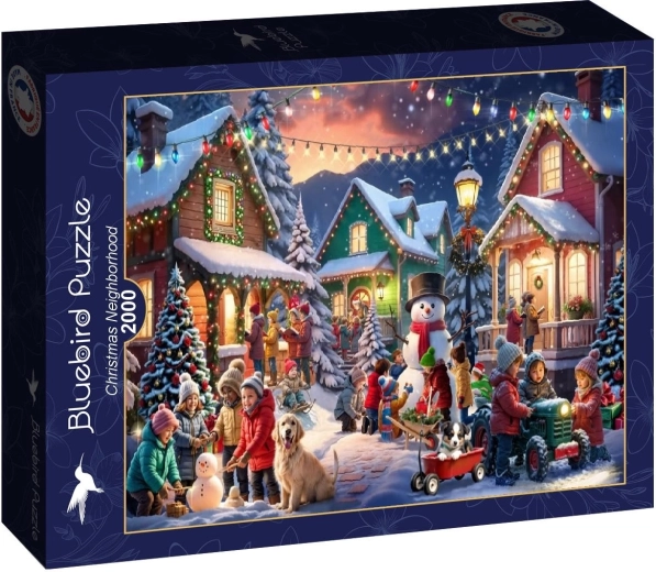 Puzzle Bluebird “Quartiere natalizio” 2000 pezzi