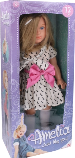 Bambola con vestito 72 cm