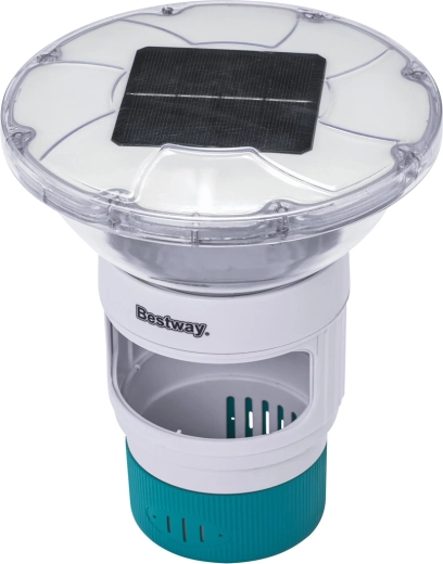 Bestway SolarGlow dosatore galleggiante per prodotti chimici da piscina con luce LED solare