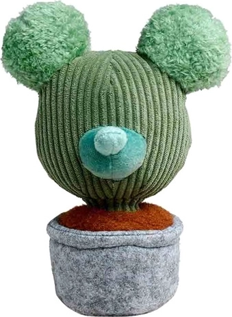 Disney peluche Mickey in vaso di fiori 20 cm