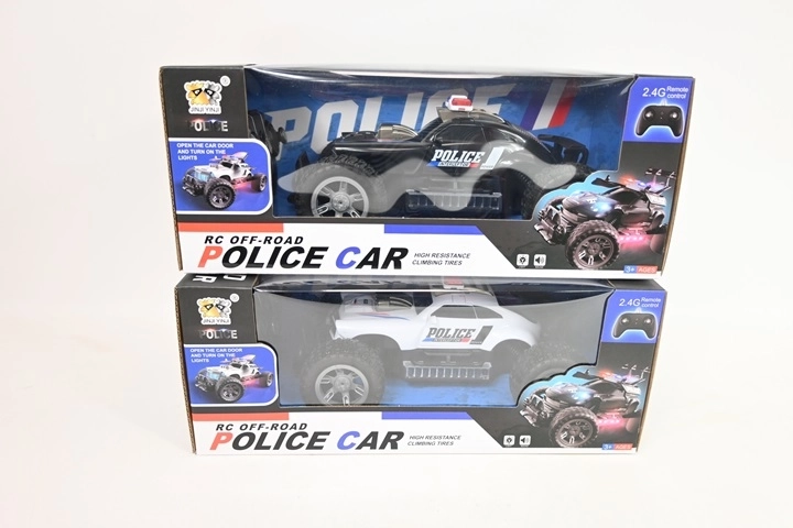 Auto della polizia radiocomandata + pacchetto