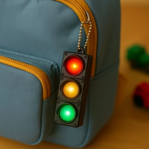 Accessorio compatto per chiavi e zaino