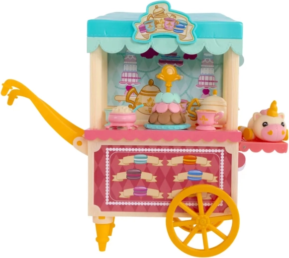 Carrello da tè pieno di bontà