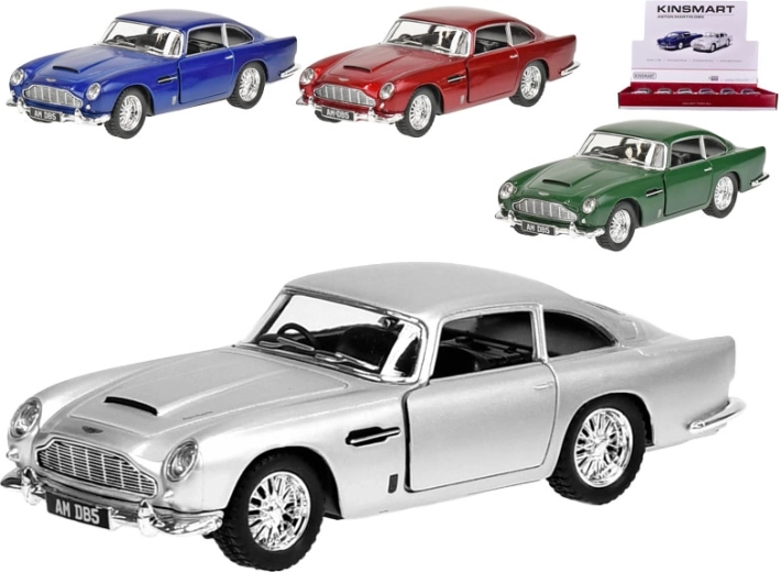 Modello d'auto in metallo KINSMART Aston Martin DB5 1:38 con meccanismo a retrocarica