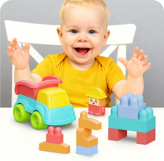 Morbidi cubi per piccoli costruttori