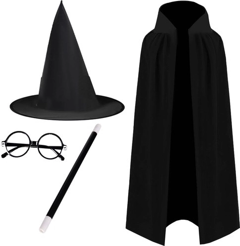 Bacchetta e occhiali rotondi per un look credibile