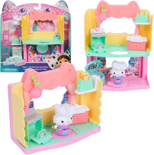 Cucina cinematografica di Gabby's Dollhouse con Posypka