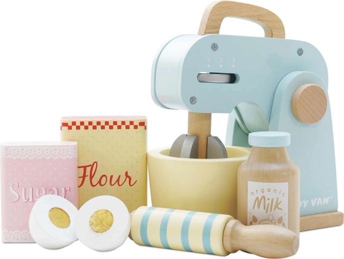 Mixer retrò in legno con accessori Le Toy Van