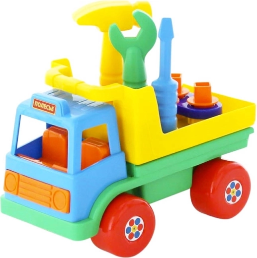 Autocarro con attrezzi per piccoli maestri Cavallino