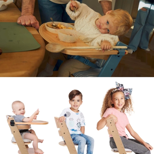 Cresce con il bambino: seggiolone 2 in 1