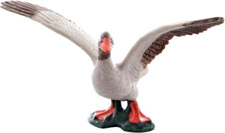 Figura d'oca in plastica su base