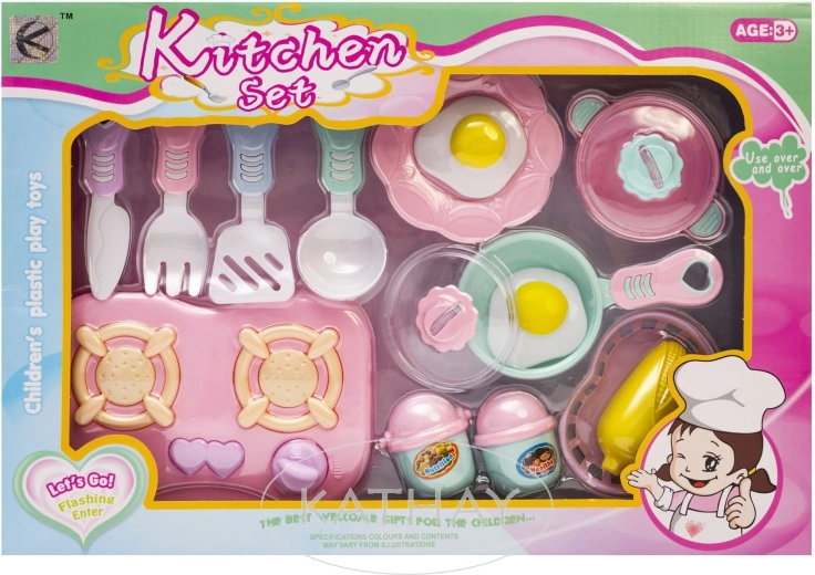 Set da cucina per bambini - 16 pezzi - 1 pezzo