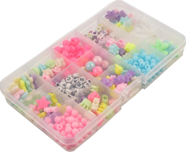 Kit creativo per infilare perline per bambini
