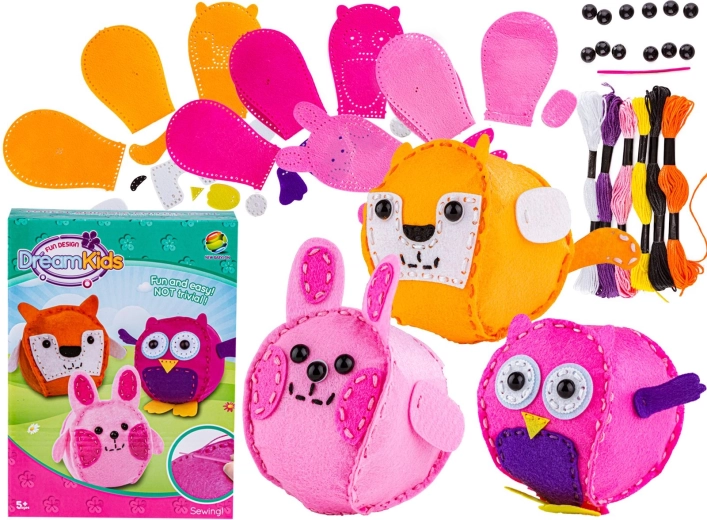 Set creativo per cucire peluche – animali del bosco