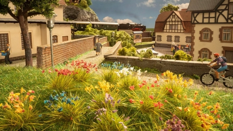 Fiori di prato NOCH – tonalità smorzate (250 pz)