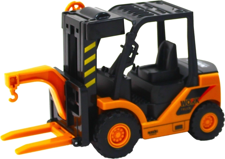 Carrello elevatore in plastica 17 cm con meccanismo a inerzia