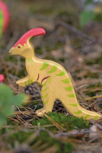 Holztiger parasaurolophus - 1 pezzo
