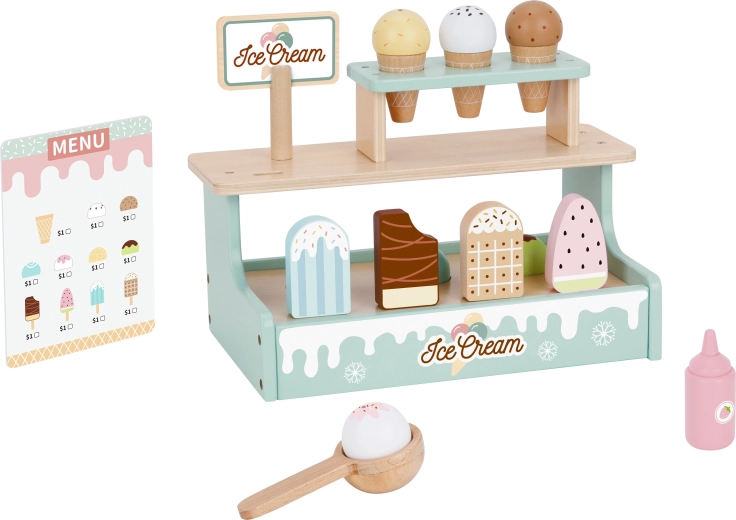 Chiosco dei gelati in legno Tooky Toy Barchetta