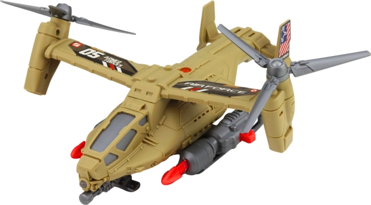 Elicottero con lanciarazzi per missioni aeree