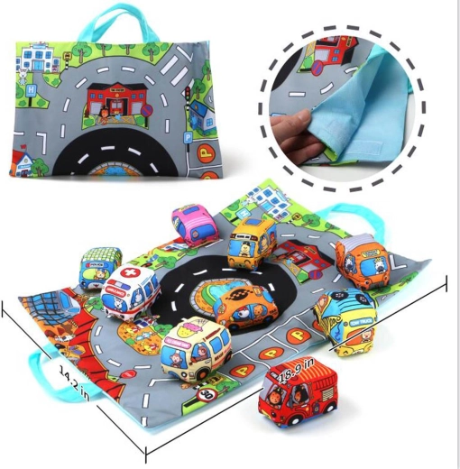 Tappeto da gioco e borsa in uno